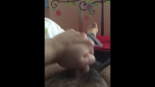 Uncut Tight Foreskin Wanking And Cum Dickthirsty